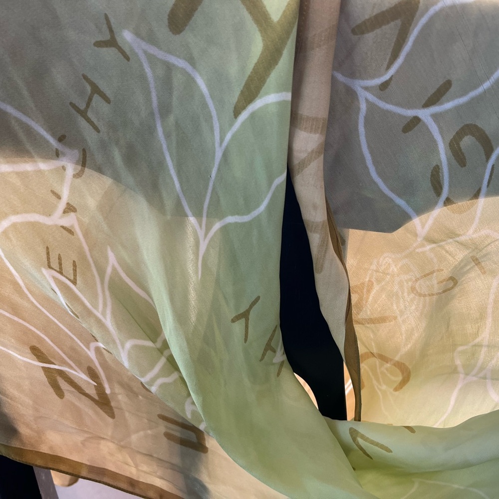100% Silk Givenchy Scarf
